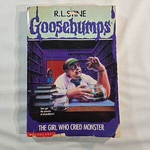 Goosebumps 'The Girl Who Cried Monster' Book